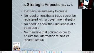 Strategy of Trade Secrets (Business Law 101, Episode 100)