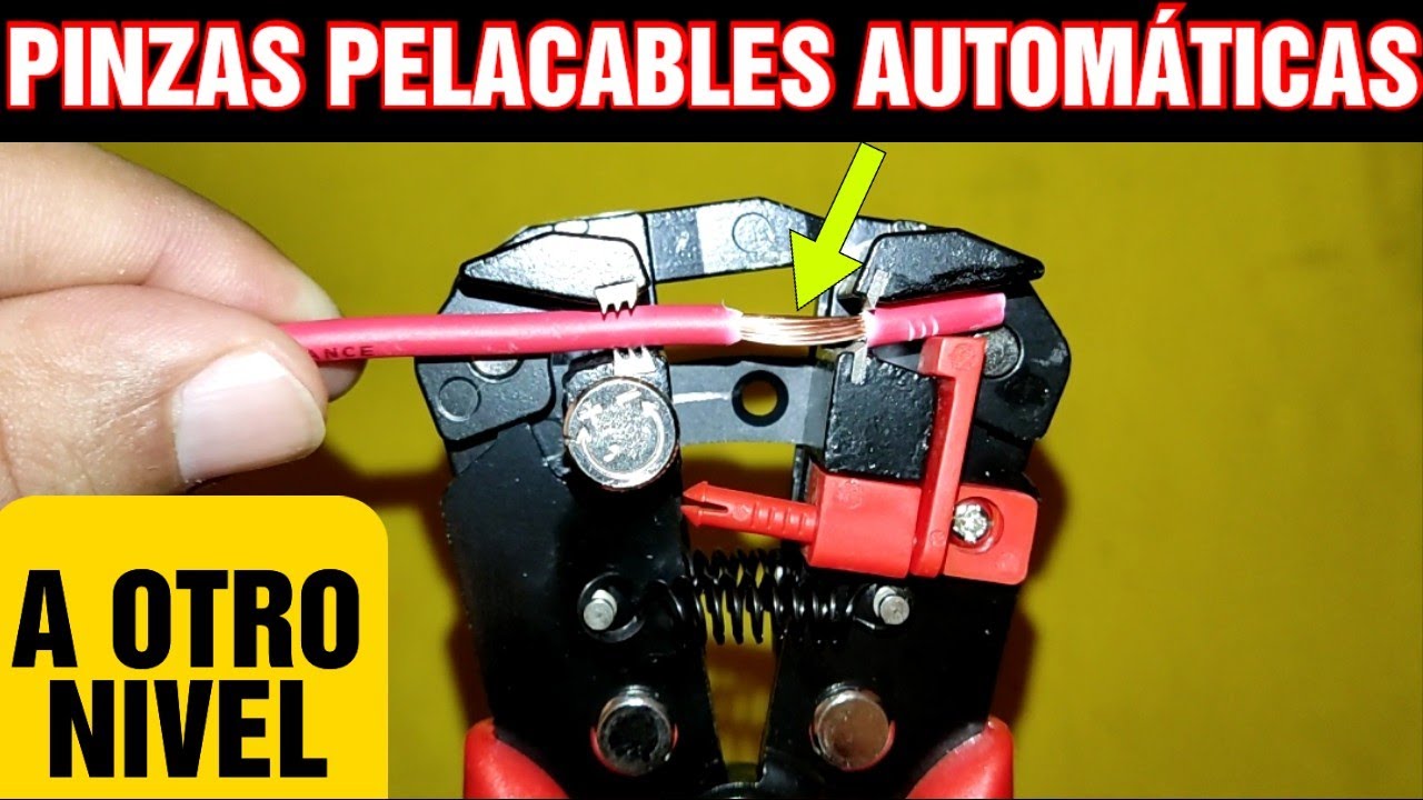 Cómo Usar las Pinzas Pelacables Automáticas*Automatic Wire Stripper 