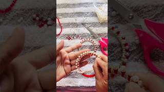 Diy pearl banglesDiy kangan#diy#craft