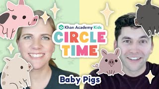 Playful Piglets | Read About Baby Pigs | Farm Animal Fun | Circle Time with Khan Academy Kids screenshot 4