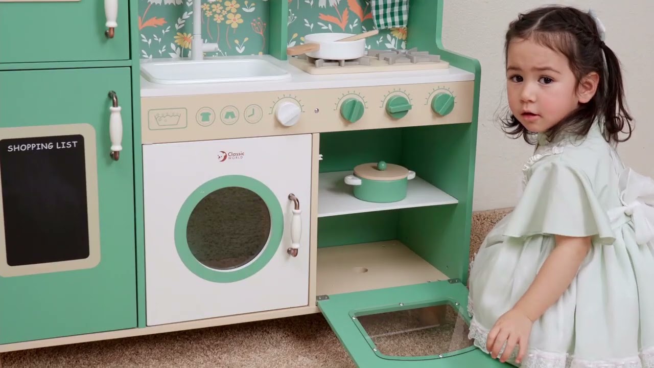 Classic World 50562 Vintage Kitchen - YouTube