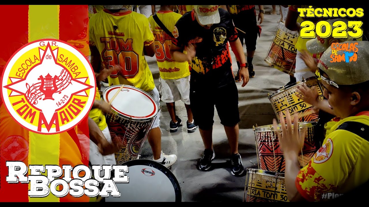 Tom Maior 2023 - DESENHO DOS REPIQUE BOSSA - Bateria TOM 30 