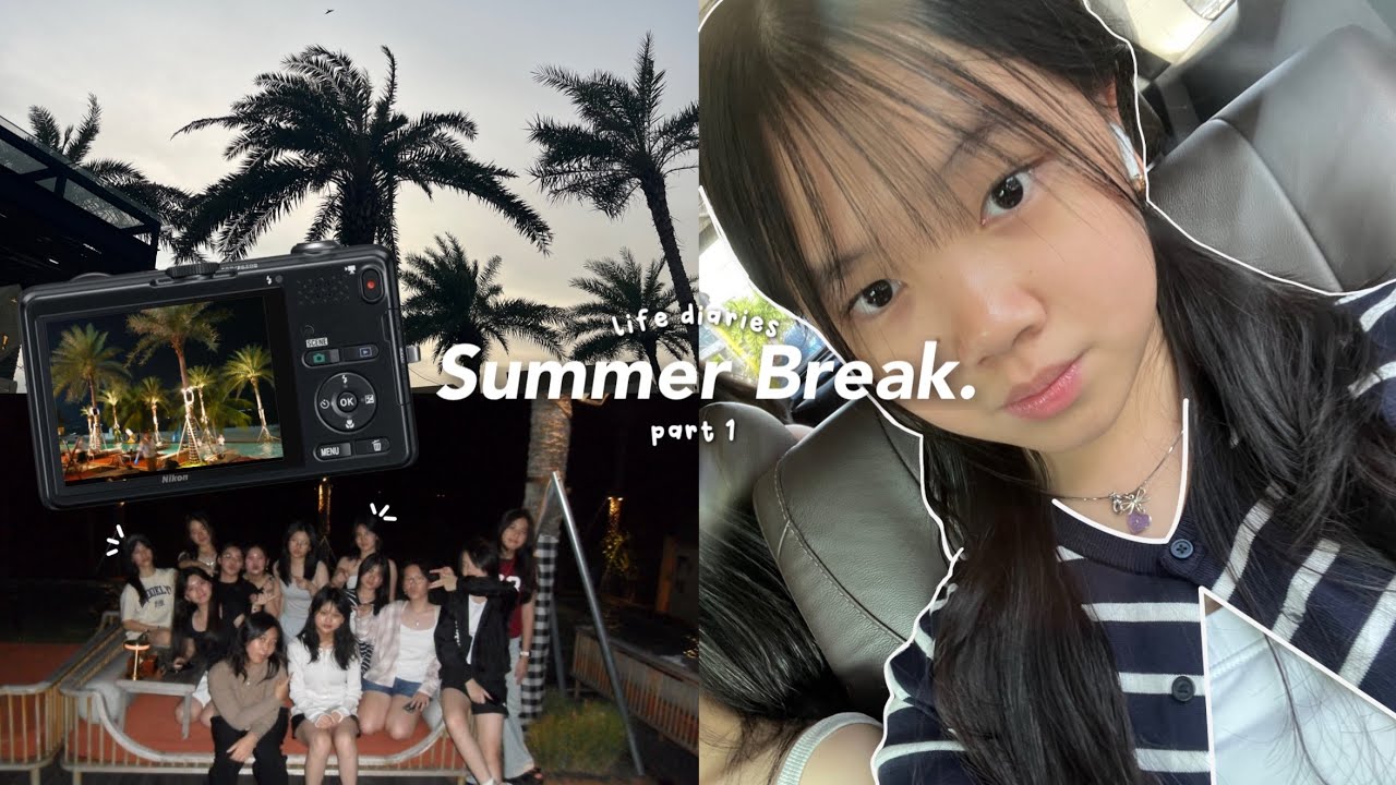 SUMMER DIARIES pt.1  🐚: last day of school, friends, birthday party, etc. | VLOG