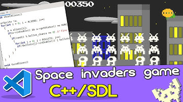 Create a Space Invaders Game in C++/SDL 👽 #programming #gameplay #coding