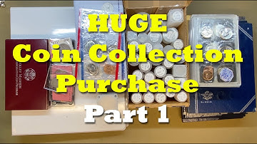 HUGE Coin Collection Purchased - Part 1 - 1800s Half Cents, Large Cents, Proof Sets and More!!!