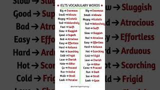 Basic vs Advanced/IELTS English #english #englishgrammar #englishspeaking #shorts #shortsfeed #ielts