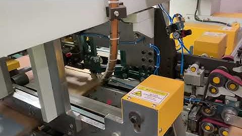 High Speed Computerized Automatic Folder Gluer Stitcher Machine #Stitcher #Foldergluer #Stitching