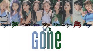TWICE (트와이스) - Gone Han/Rom/Eng Colour Coded Lyrics