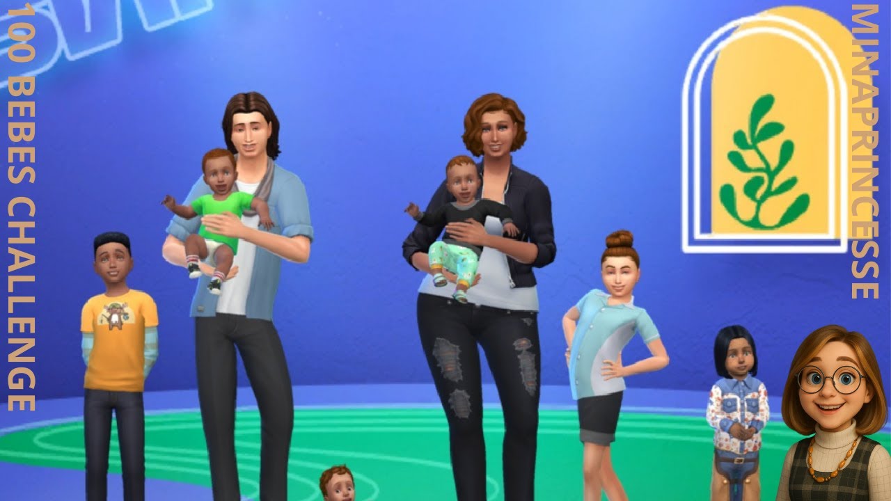 17 👉Les Sims 4 🧬 100 BB Challenge  💕 1ère matriarche 🫄  C'est reparti pour la course aux papas