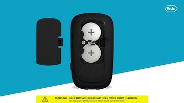 Accu-Chek Guide: How to change batteries mg/dL
