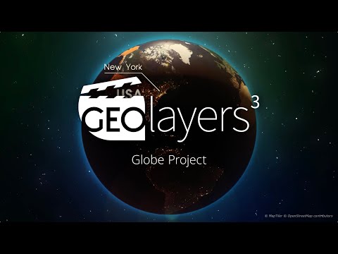 Working with the Globe Sample Project in GEOlayers 3