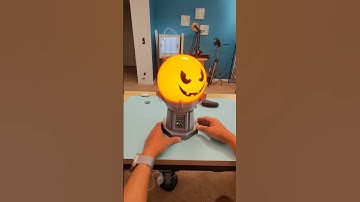 distance sensing Pumpkin LED learn.adafruit.com/propmaker-jack-o-lantern #adafruit #3dprinting