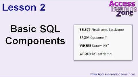 Microsoft Access SQL Seminar Part 1