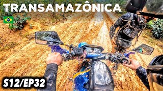 [AMAZÔNIA] A Diversão virou PESADELO - CHUVA e ATOLEIROS de MOTO TÉNÉRÉ 1988 - S12EP32