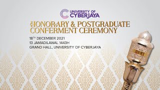 Honorary & Postgraduate Conferment Ceremony 2021