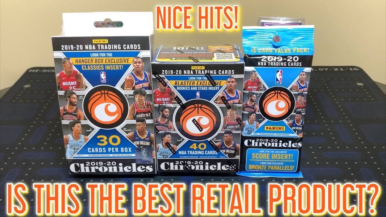 Nice Hits 2019 20 Panini Chronicles Basketball Retail Blaster Hanger Fat Value Pack Box Break Youtube