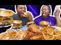 HAPPY BIRTHDAY JAS!!! FAT CHARLES BBQ MUKBANG | TRIPLE CHEESEBURGERS + OG TACOS + HOT WINGS + FRIES