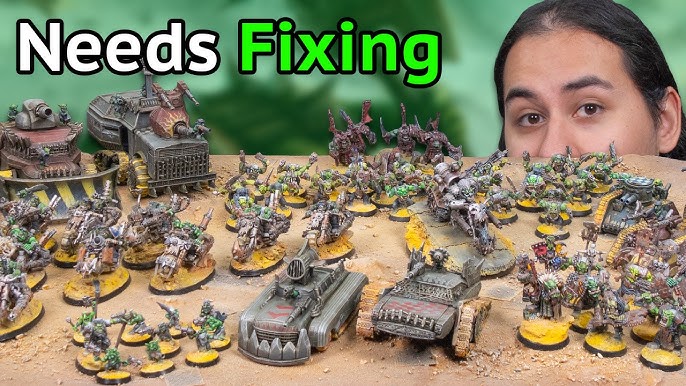 Three Strong Orks Army Lists - Ork Codex Armies for Warhammer 40K 