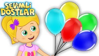 Balonlar | Sevimli Dostlar çizgi film çocuk şarkıları 2018 | Kids songs nursery rhymes Resimi