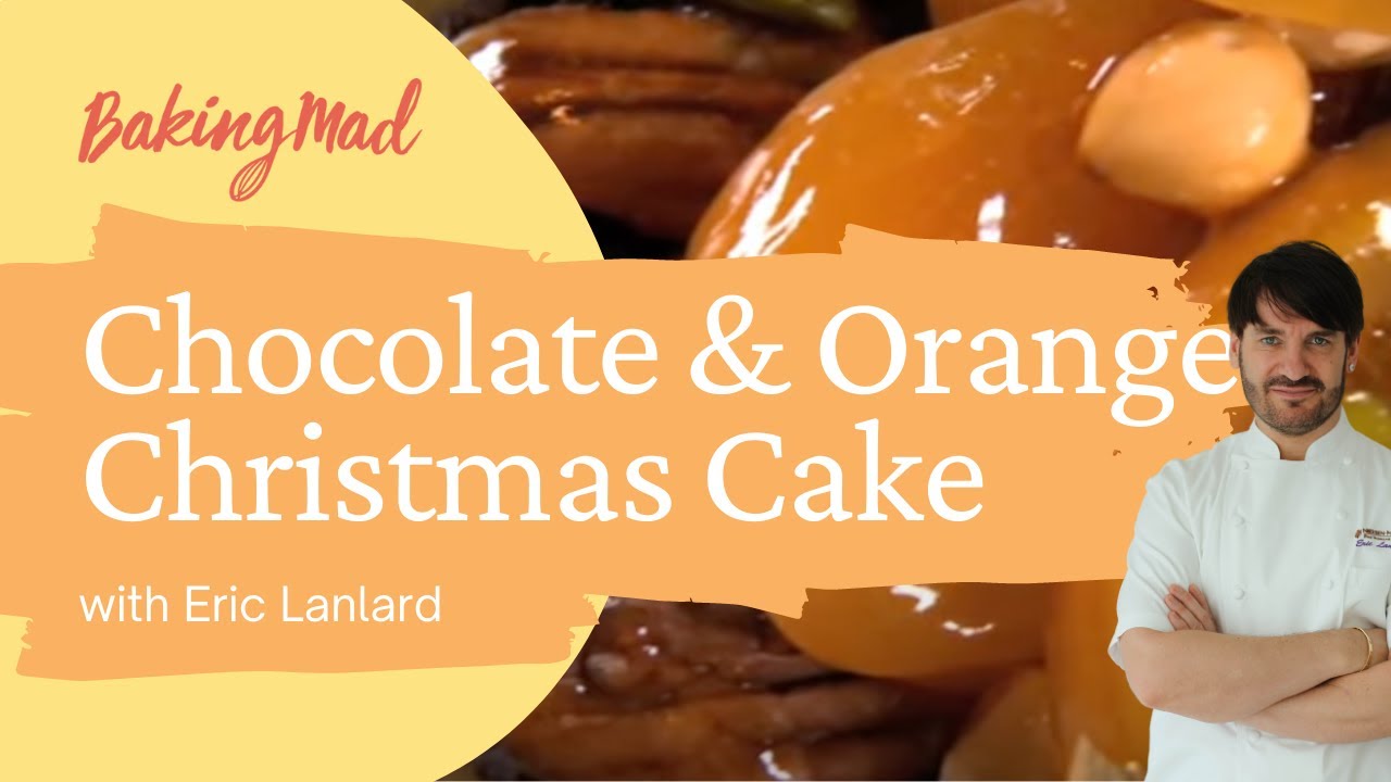Eric Lanlard's Chocolate & Orange Christmas Cake - YouTube