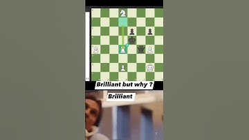 Brilliant but why ? #chess #checkmate #chessstrategy #chessmate #chessculture #gaming #chessmove