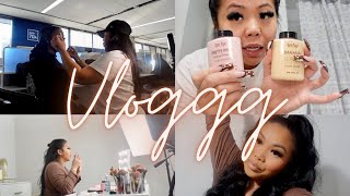NESSA VLOG: TRAVELING TO LA &amp; ATL, I DID MAKEUP IN THE AIRPORT, BTS OF AN INFLUENCER &amp; MORE
