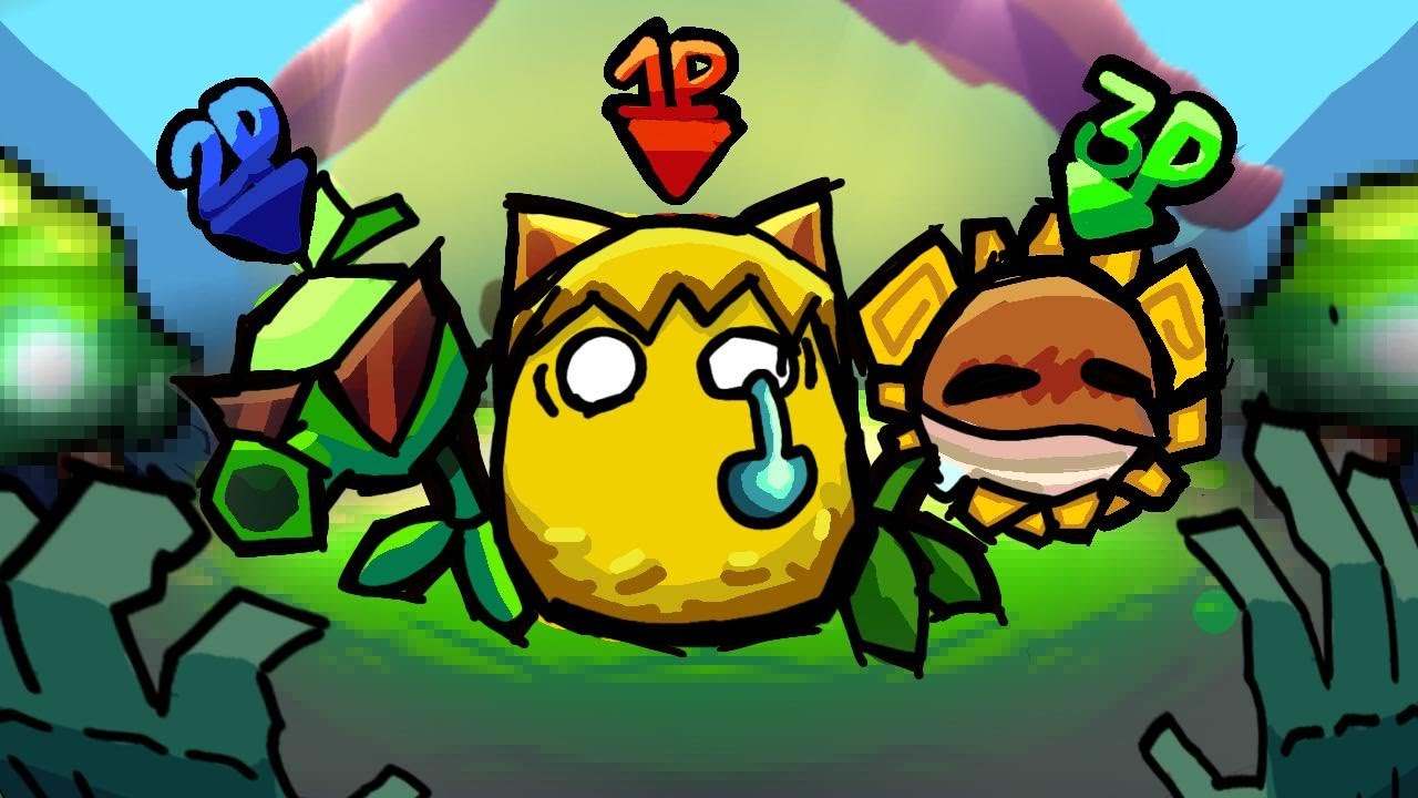 PvZ en modo MULTIJUGADOR es BRUTAL (2 jardines simultáneos💀)