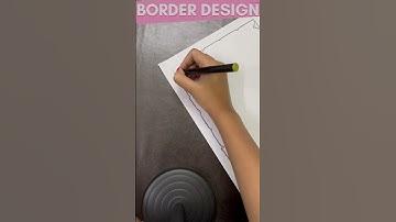 Assignment Border Design #shorts #borderdesigns #border #project #easyborderdesigns #doodleart