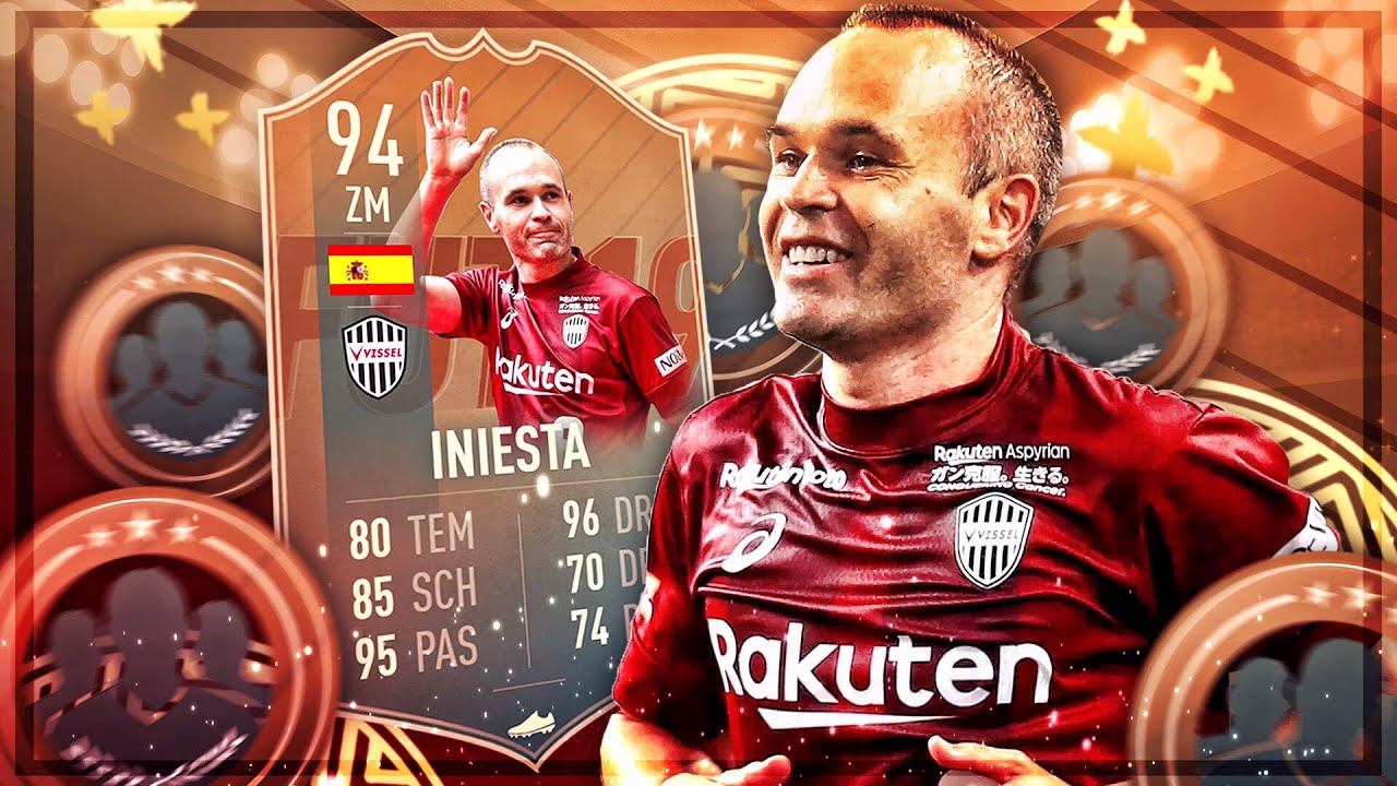 FIFA 19 FLASHBACK INIESTA SQUAD BUILDER BATTLE vs