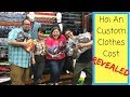 Custom Clothes Cost Revealed! | Hoi An, Vietnam Travel Vlog