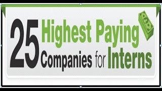 Top 25 Highest Paying Companies for Internship