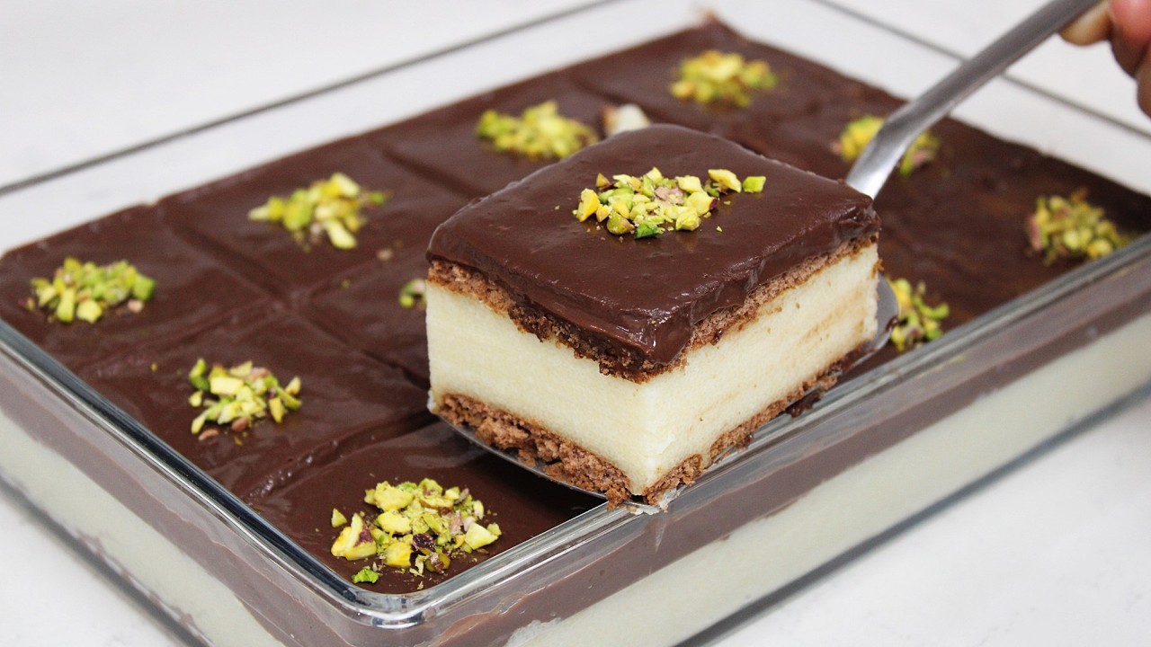 10 Dakikada Fırınsız Kolay Borcam Tatlısı | Fırın Yok, Kek Yok!