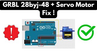 GRBL 28byj-48 + Servo Motor fix!