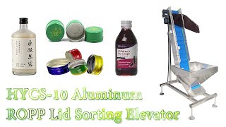 HYCS-10 Aluminum ROPP Lid Sorting Elevator