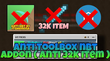 Anti Toolbox NBT Editor Addon V3! Detects MovingBlock Anti 32k Enchant!! | Minecraft PE