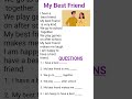 My Best Friend | Descriptive English for Beginners
