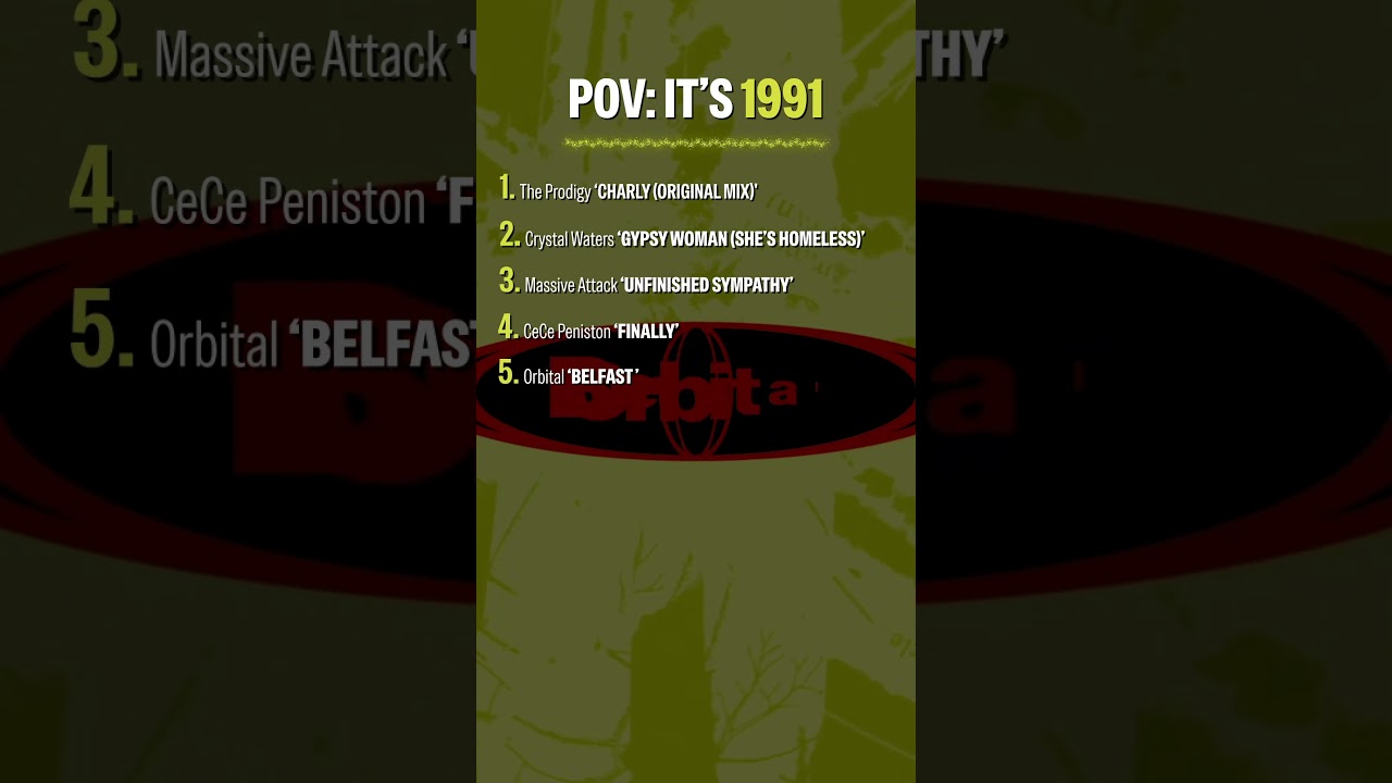 POV you wake up in 1991 to these hits 👀 