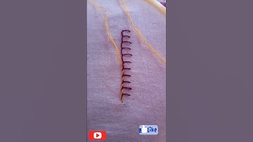 Whipped button hole stitch hand embroidery.🌸💮🥀🌷🌺