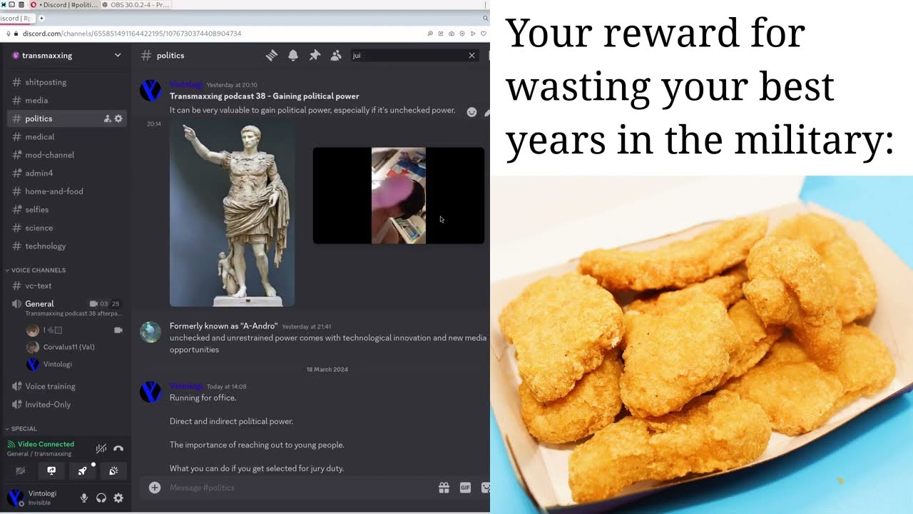 Transmaxxing podcast 38 - Gaining political power