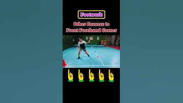 Badminton Footwork Training #shorts