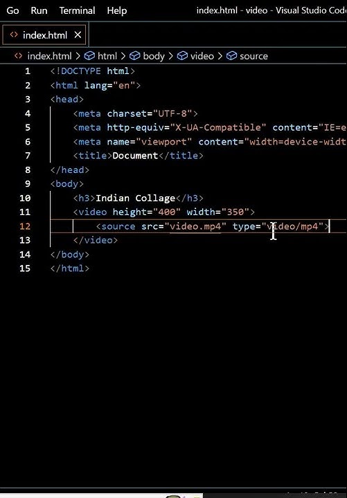 How to Add Video In HTML || Video tag in HTML - YouTube