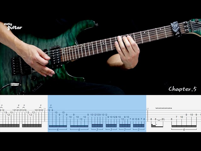 Dream Theater - The Best of Times Guitar Lesson With Tab Part.1/2(Slow Tempo) class=