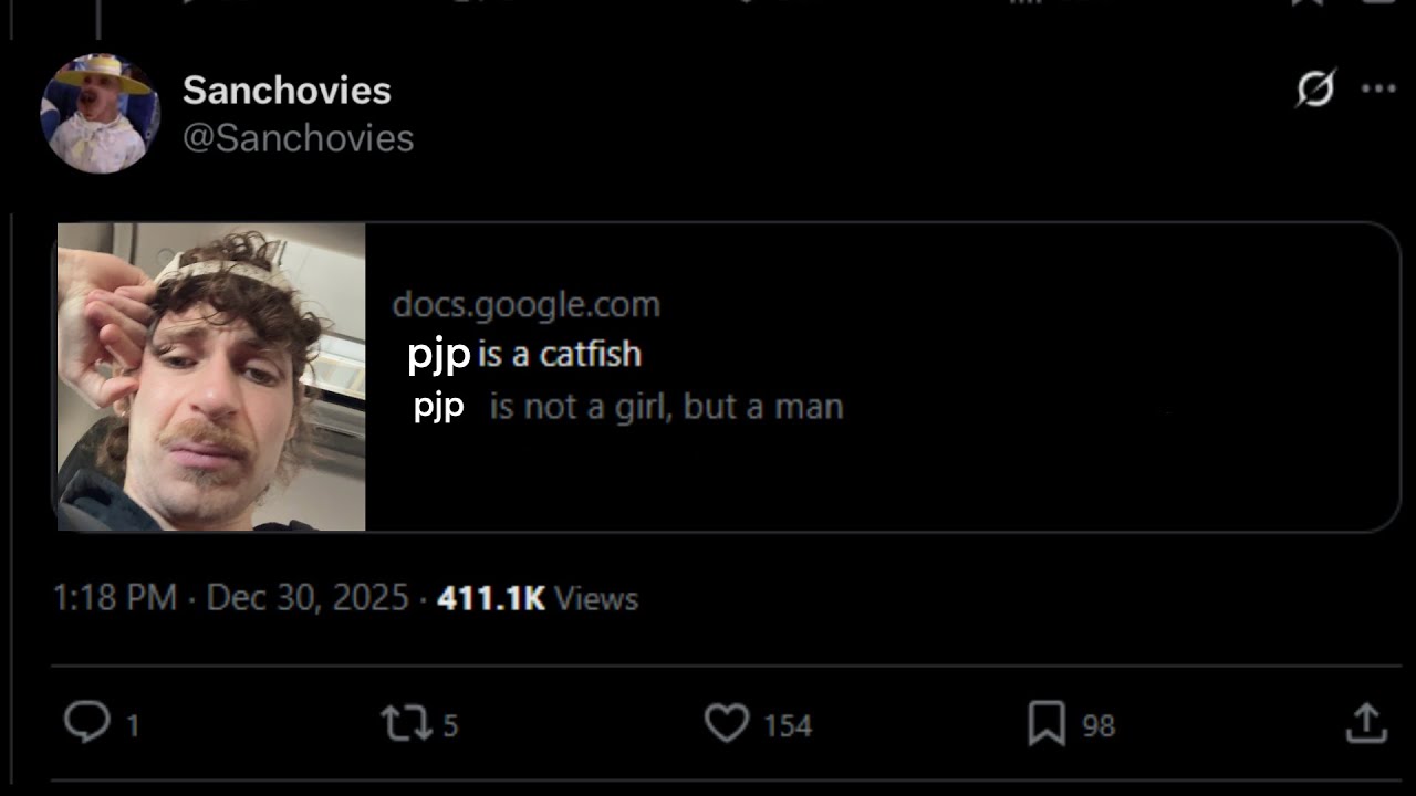 sanchovies gets catfished by a man (again)