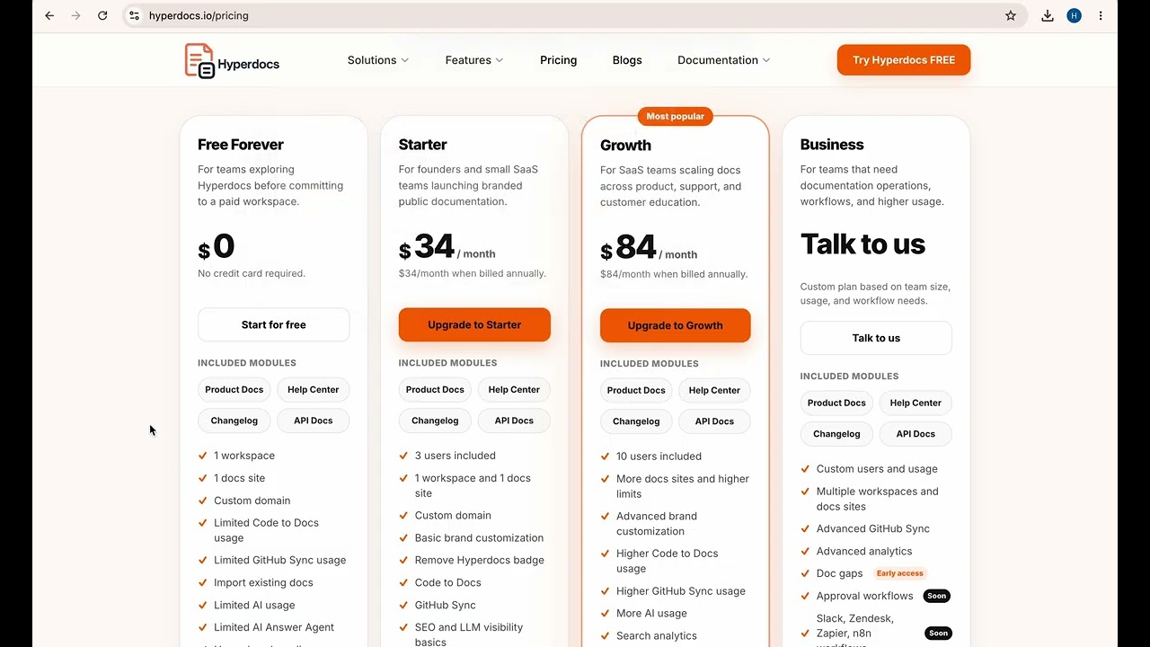 Mintlify vs Hyperdocs: Free Mintlify Alternative for Documentation