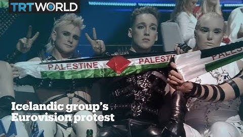 Icelandic band protests Israel at Eurovision