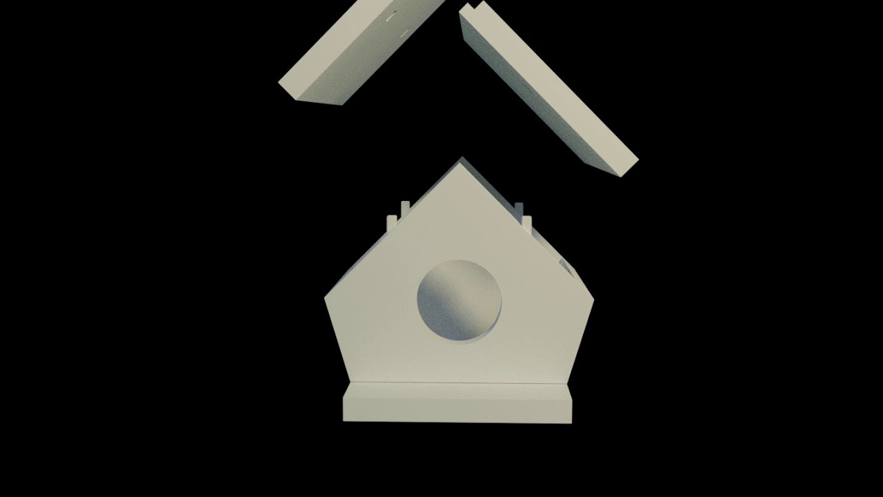 3D Printable Bird House - YouTube