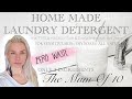 MOM OF 10 / ZERO WASTE **ONLY 2 INGREDIENTS** Laundry Detergent FOR SENSITIVE SKIN, DIY, ALL NATURAL