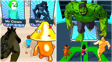 Monster draft vs monster squad rush gameplay walkthrough (ANDROID, IOS)