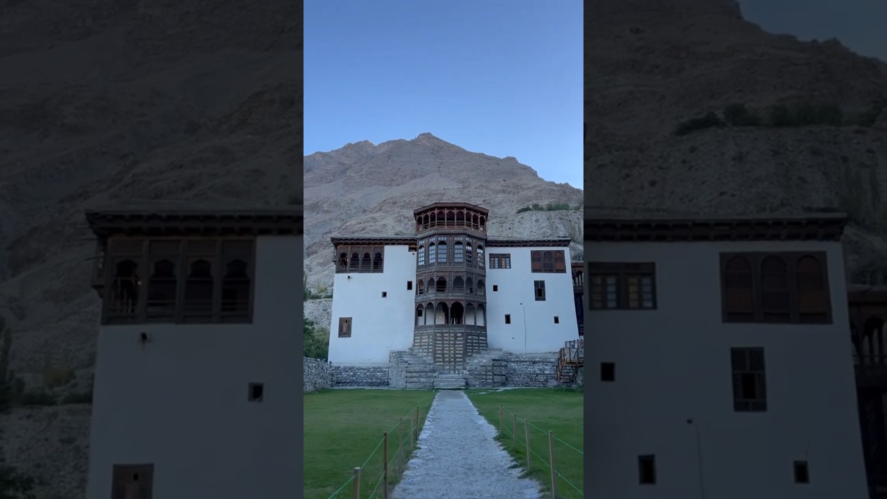 A Historical Oldest Khaplu Fort Built In 1840     