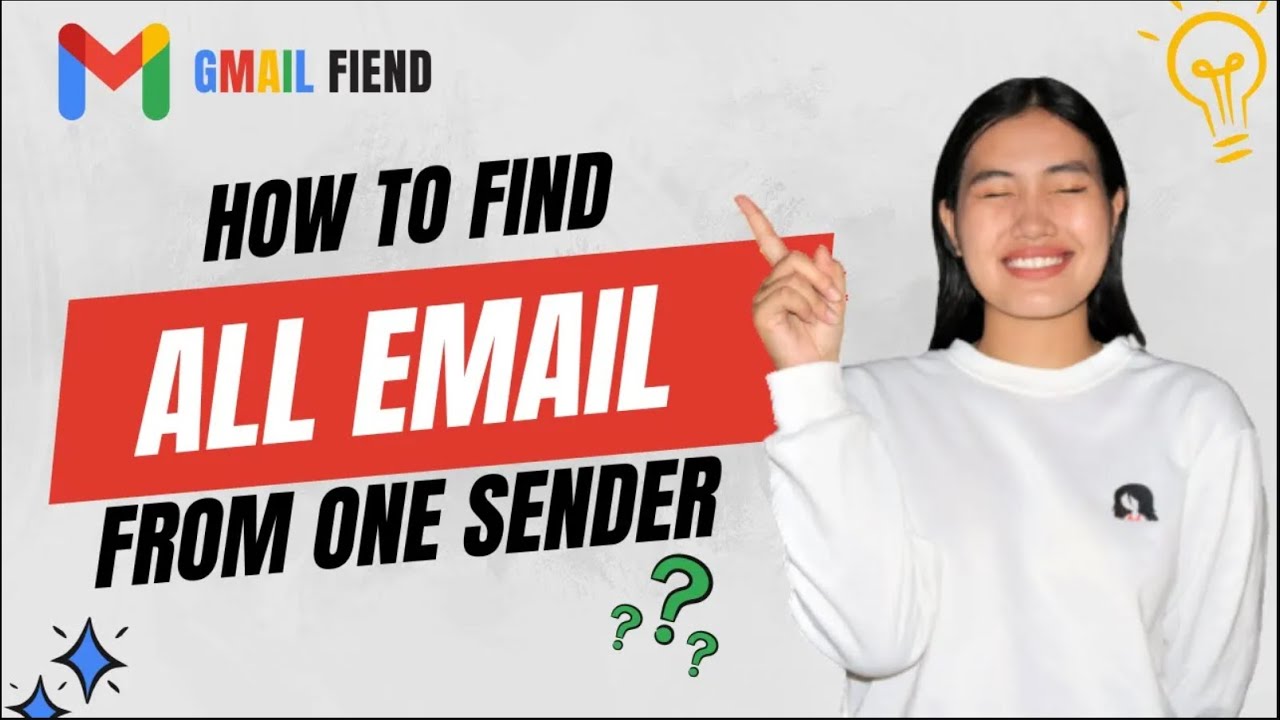 How To Find All Email From One Sender Gmail Fiend 2022 YouTube